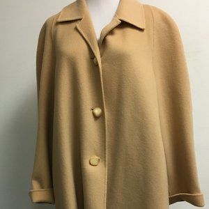 Uva Jindo camel unlined coat Vintage L
